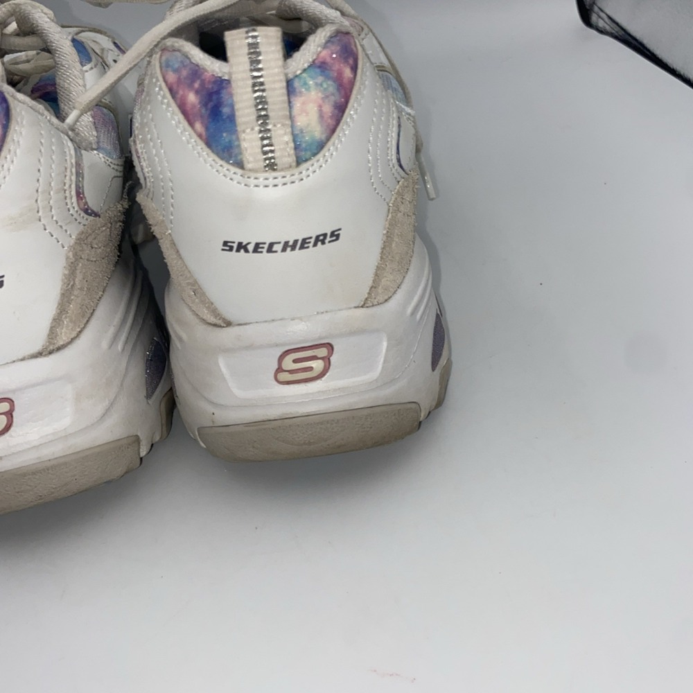 Sketchers D' Lites Galaxy Fantasy Sneakers White Size 11 Air-Cooled Memory Foam - Picture 4 of 7
